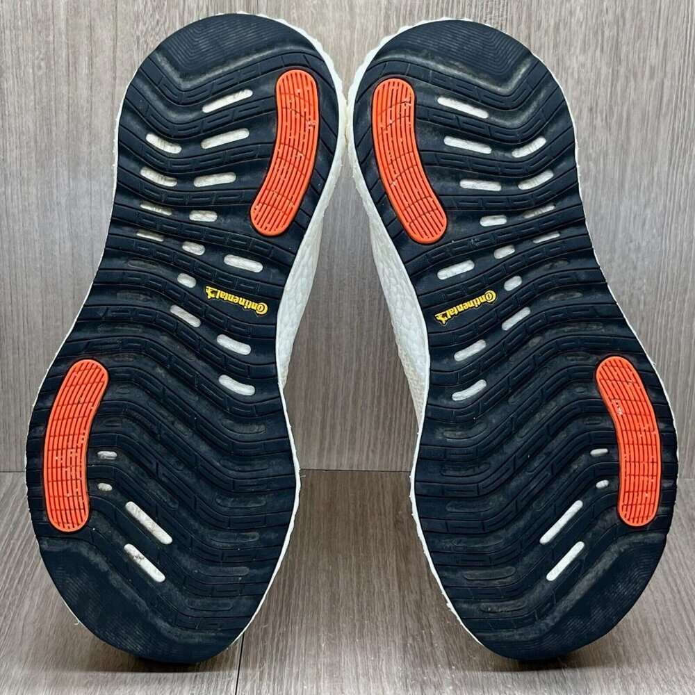 Adidas Shoes Mens 7.5 Alphaboost Ecru Tint 'Glow Orange' Running Sneakers G28565 - Picture 11 of 12